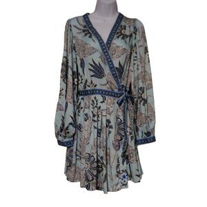 Omika Rae Wrap Dress Modal Boho Soft Girl Coquette Pretty Festival Flowy